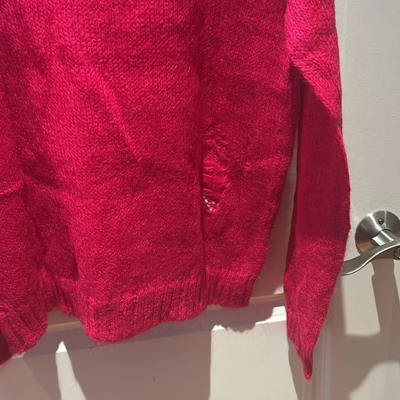 NEW ANDERSSON BELL large cherry red crew neck sweater